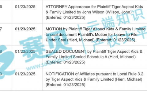 【25-cv-774】英国电视喜剧《憨豆先生》TRO商标版权双维权，跨境卖家请注意避雷！未开始冻结账户资金！