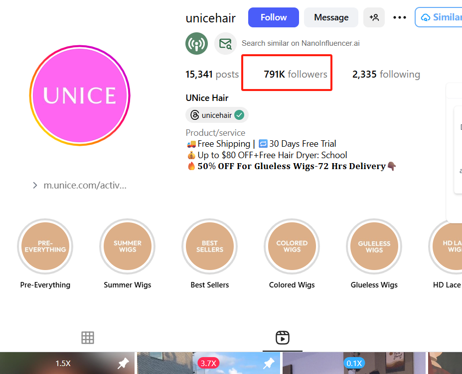 年销超12亿！Unice跨境假发品牌如何聚焦黑人市场引爆Ins？