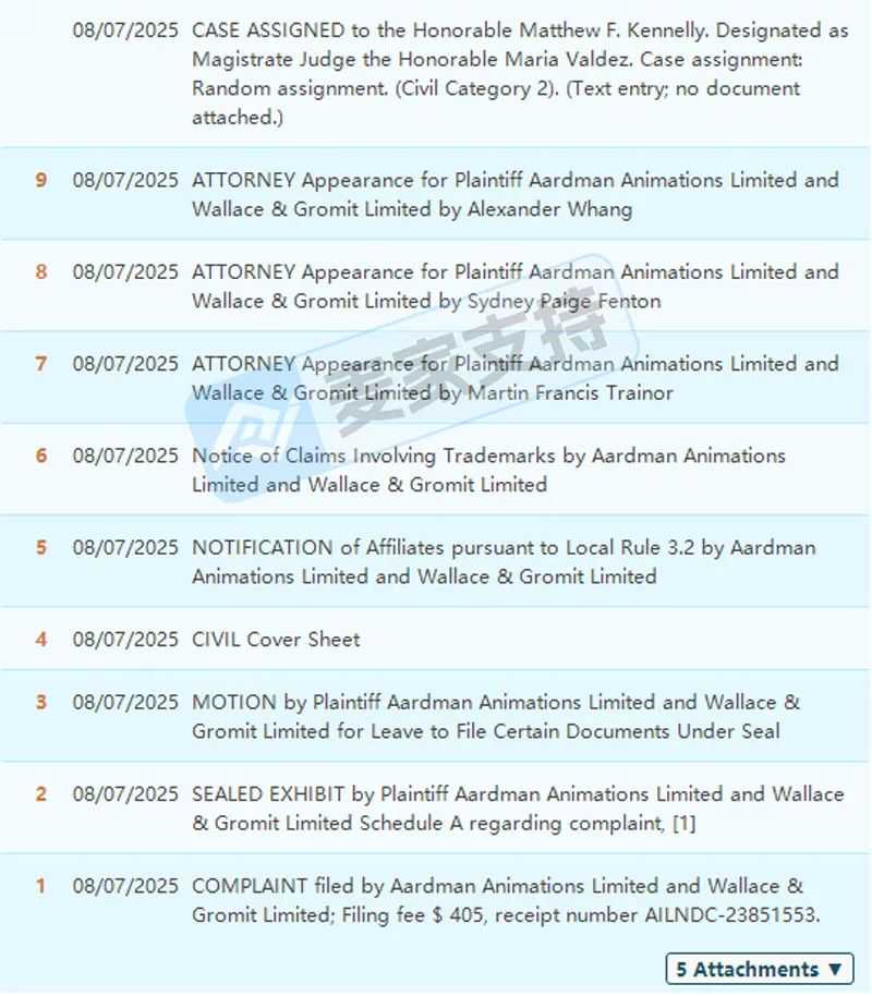25-cv-09364，TRO警报！时隔一年小羊肖恩商标&版权维权再逼近！