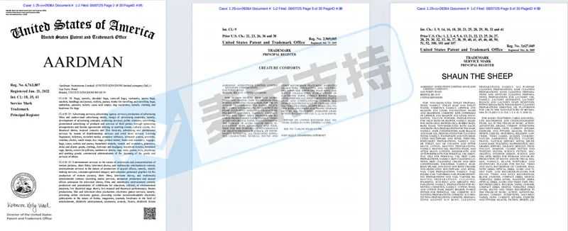 25-cv-09364，TRO警报！时隔一年小羊肖恩商标&版权维权再逼近！