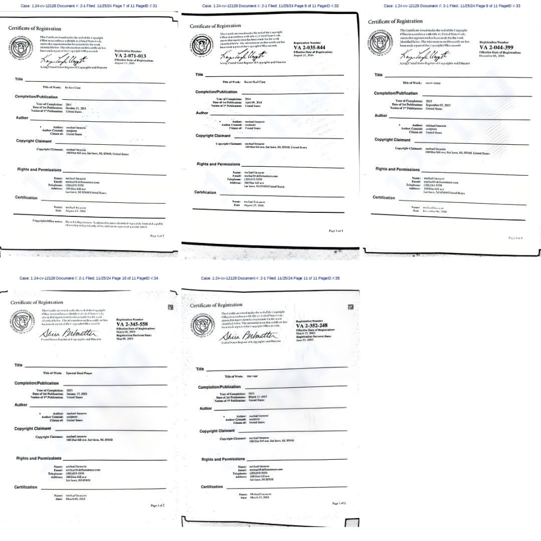 257名卖家分别因雕塑摆件和插画被告！分别涉及亚马逊、eBay等电商平台！